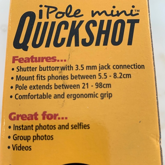 FASTCAP IPOLE MINI QUICKSHOT SELFIE MOUNT NIB! - Picture 9 of 11